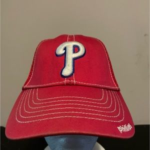 Phillies New Era Curve Brim Fitted Hat Small- Medium